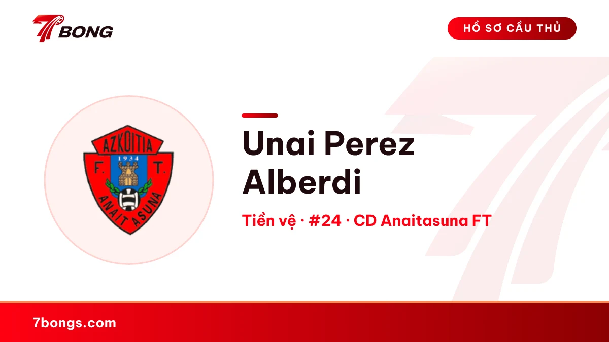 Unai Perez Alberdi — CD Anaitasuna FT