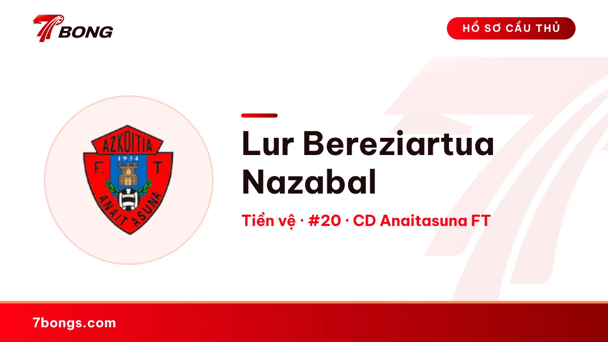 Lur Bereziartua Nazabal — CD Anaitasuna FT