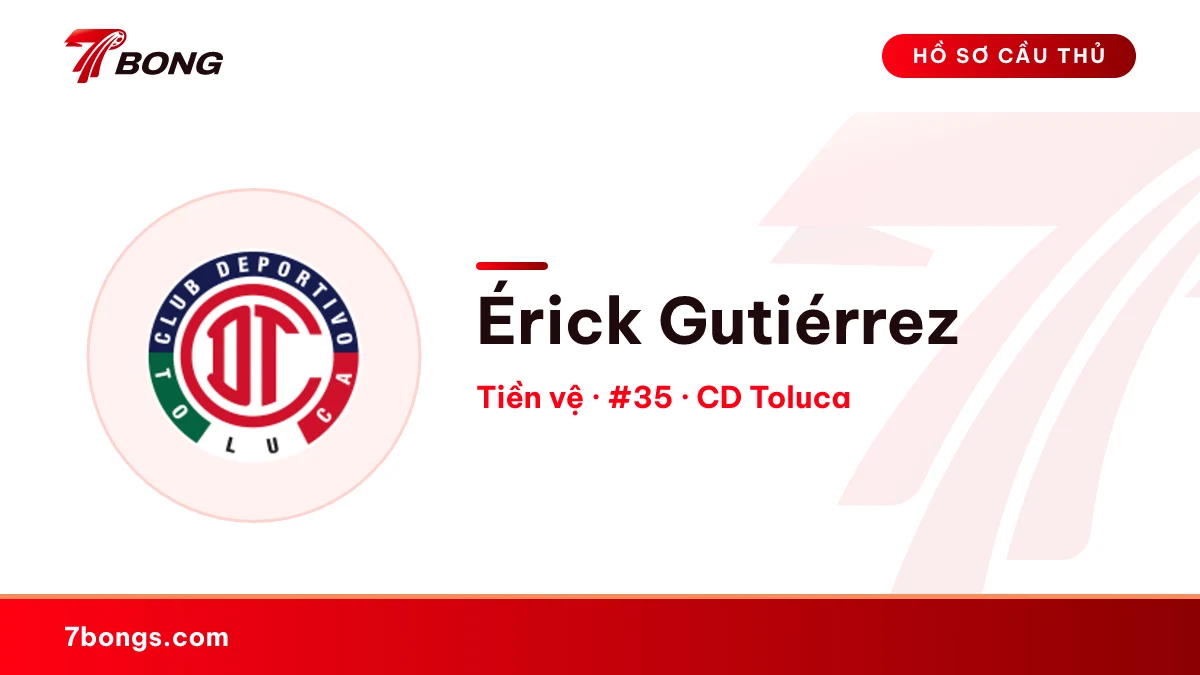 Érick Gutiérrez — CD Toluca