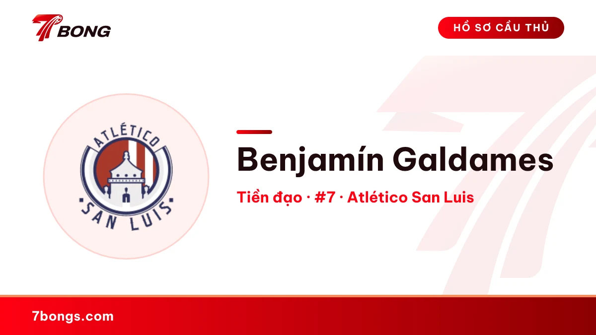 Benjamín Galdames — Atlético San Luis
