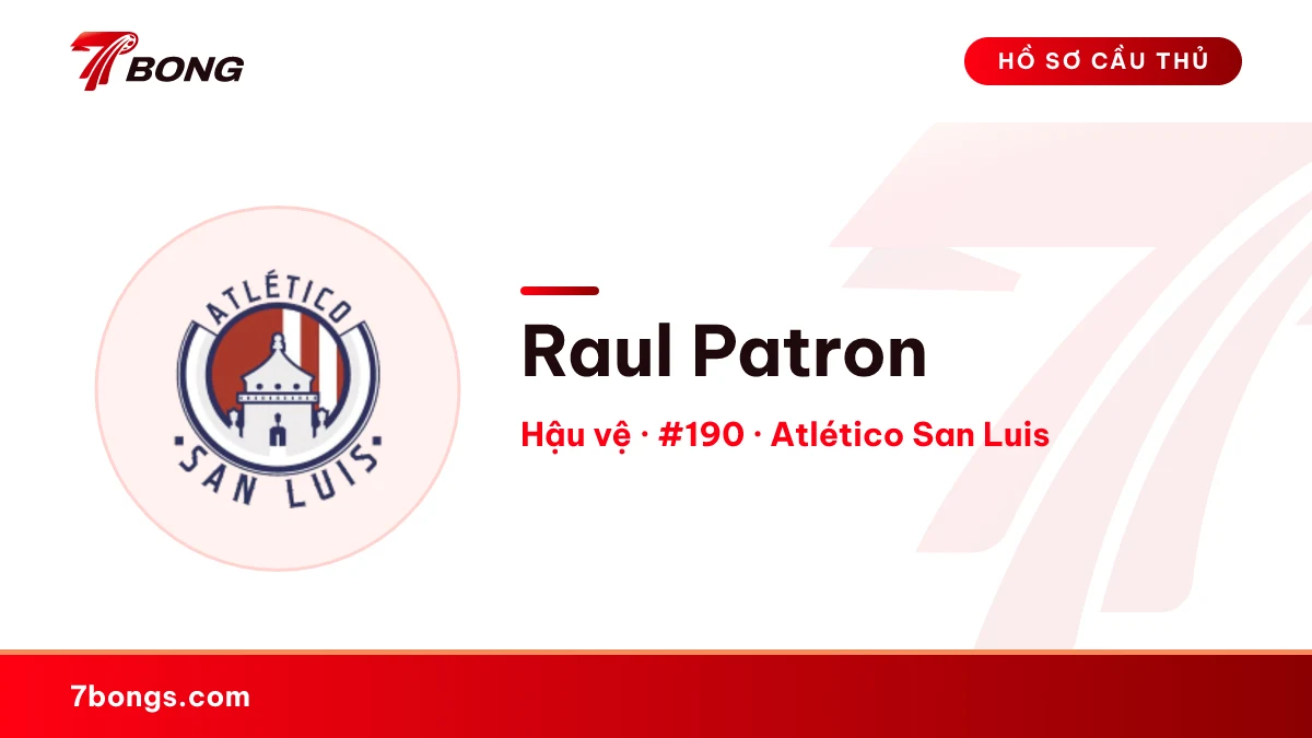 Raul Patron — Atlético San Luis