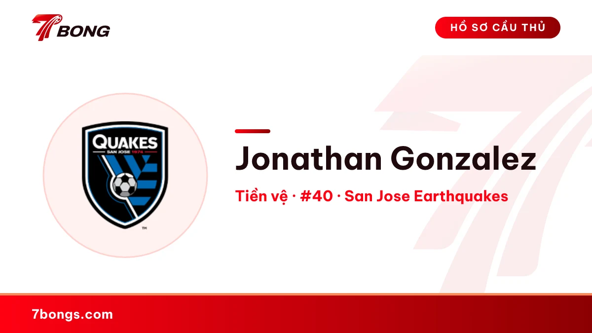 Jonathan Gonzalez — San Jose Earthquakes