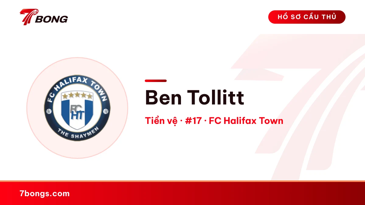 Ben Tollitt — FC Halifax Town