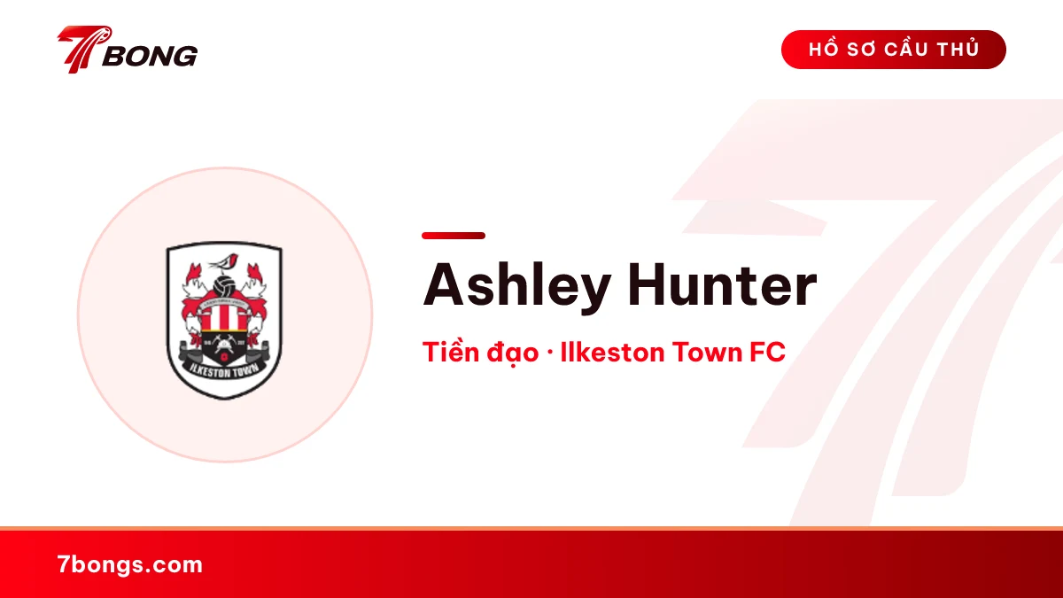Ashley Hunter — Ilkeston Town FC