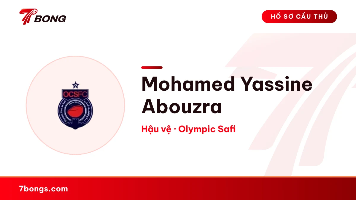 Mohamed Yassine Abouzra — Olympic Safi