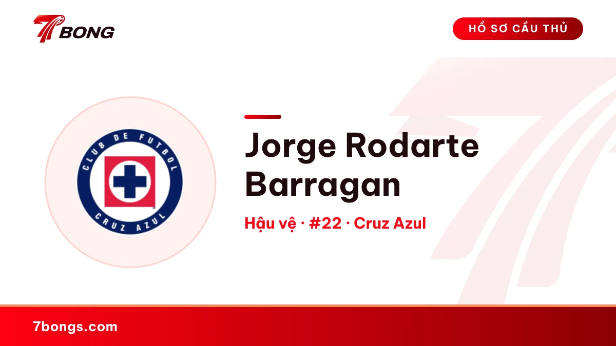 Jorge Rodarte Barragan — Cruz Azul