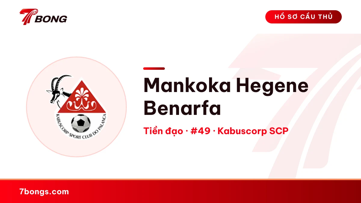 Mankoka Hegene Benarfa — Kabuscorp SCP