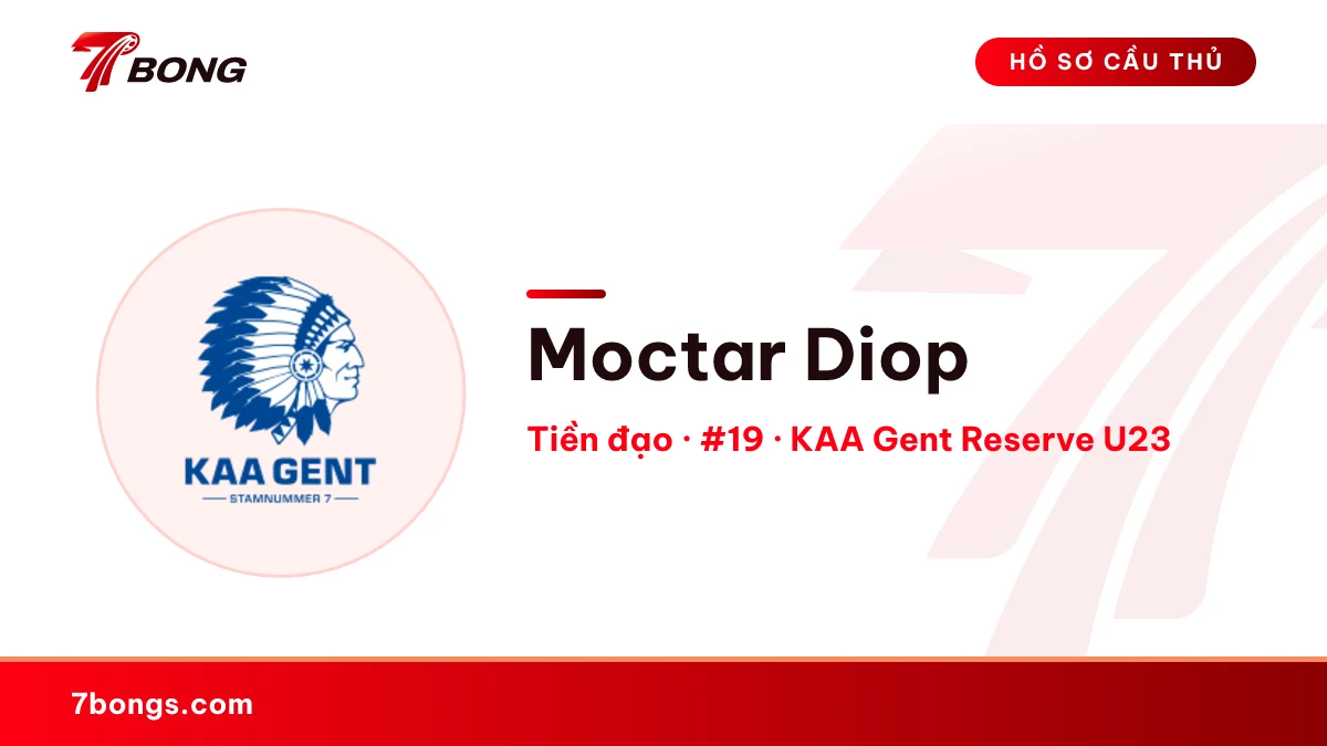 Moctar Diop — KAA Gent Reserve U23