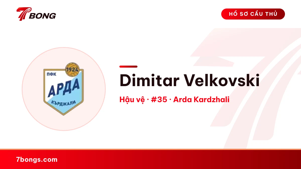 Dimitar Velkovski — Arda Kardzhali