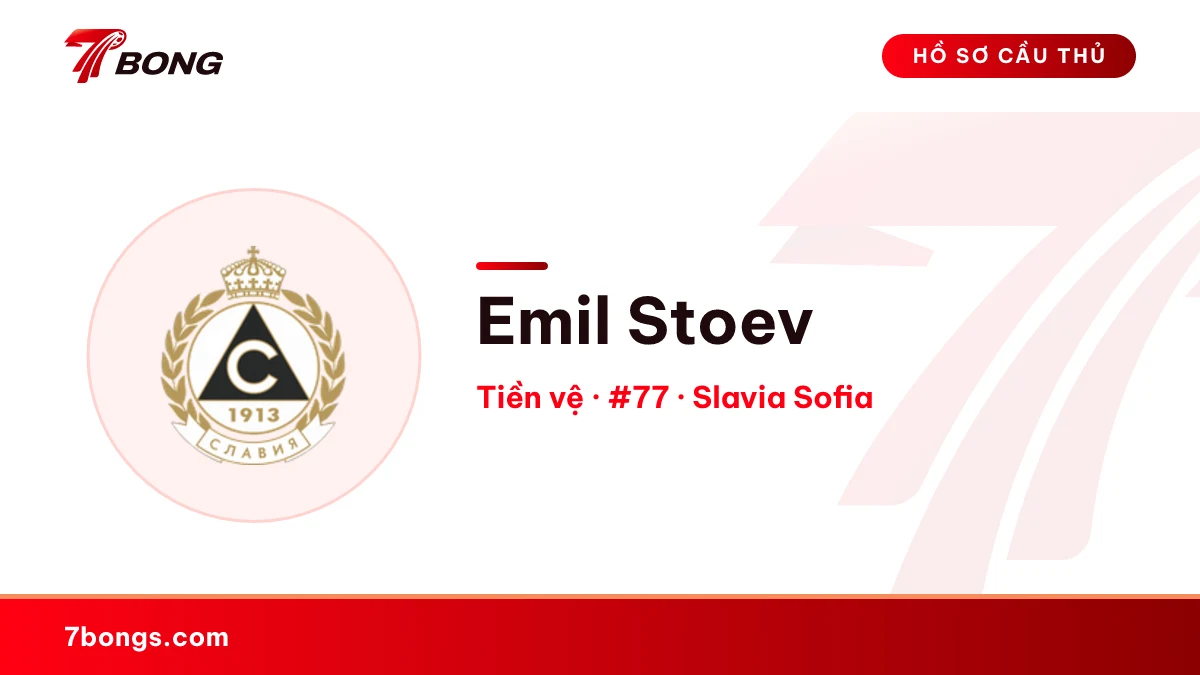 Emil Stoev — Slavia Sofia