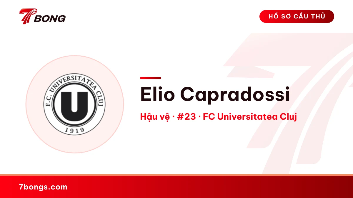 Elio Capradossi — FC Universitatea Cluj
