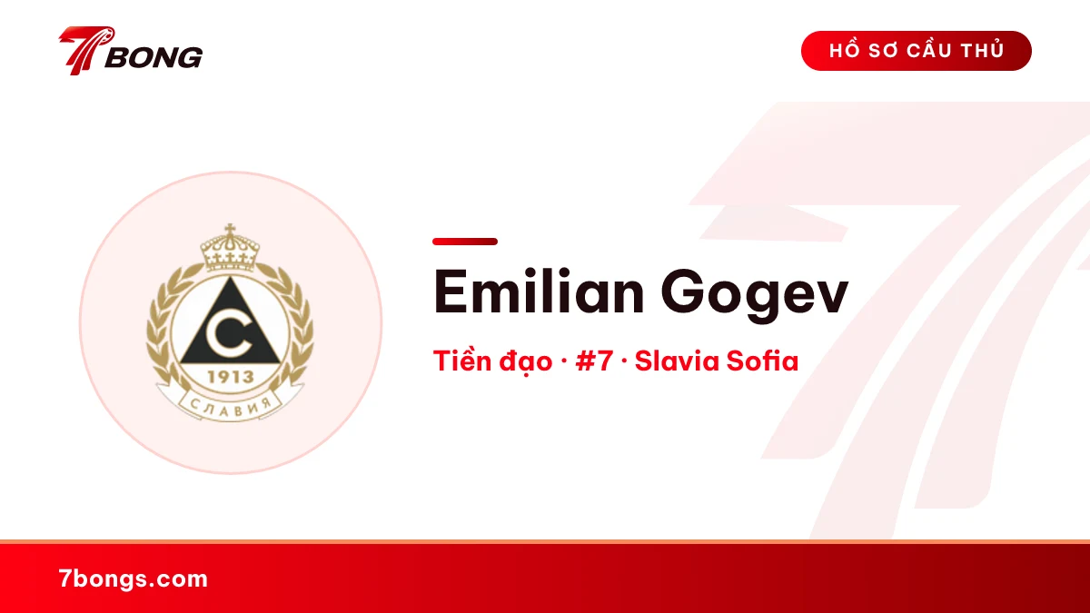 Emilian Gogev — Slavia Sofia