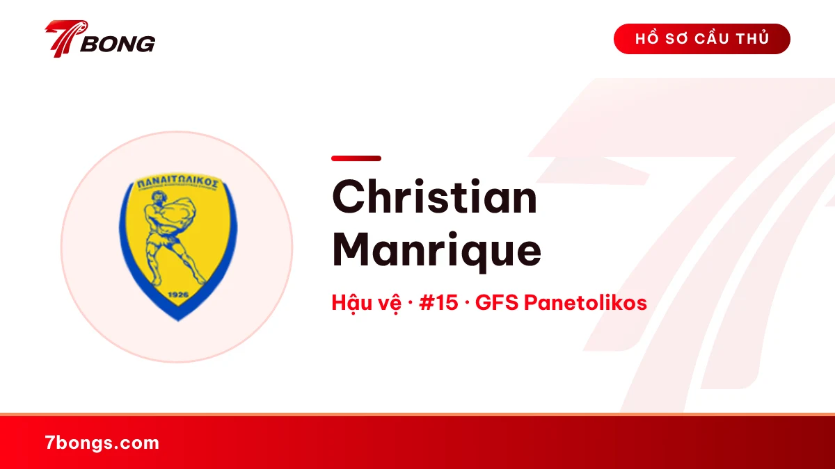 Christian Manrique — GFS Panetolikos