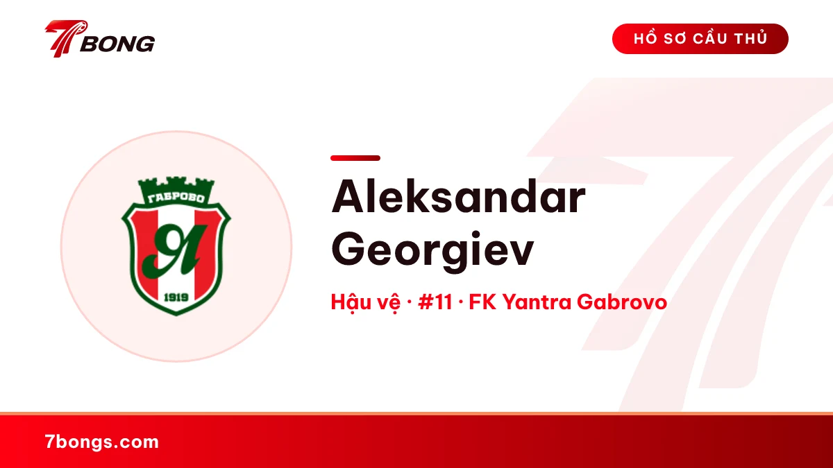 Aleksandar Georgiev — FK Yantra Gabrovo