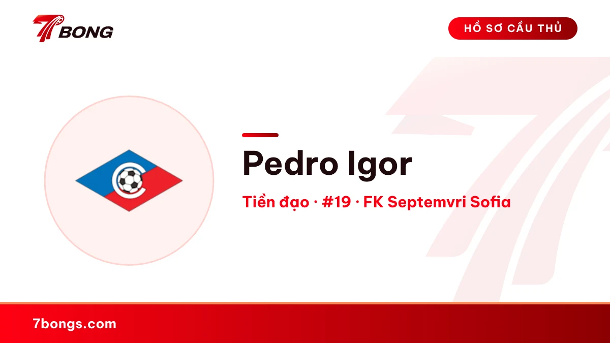Pedro Igor — FK Septemvri Sofia