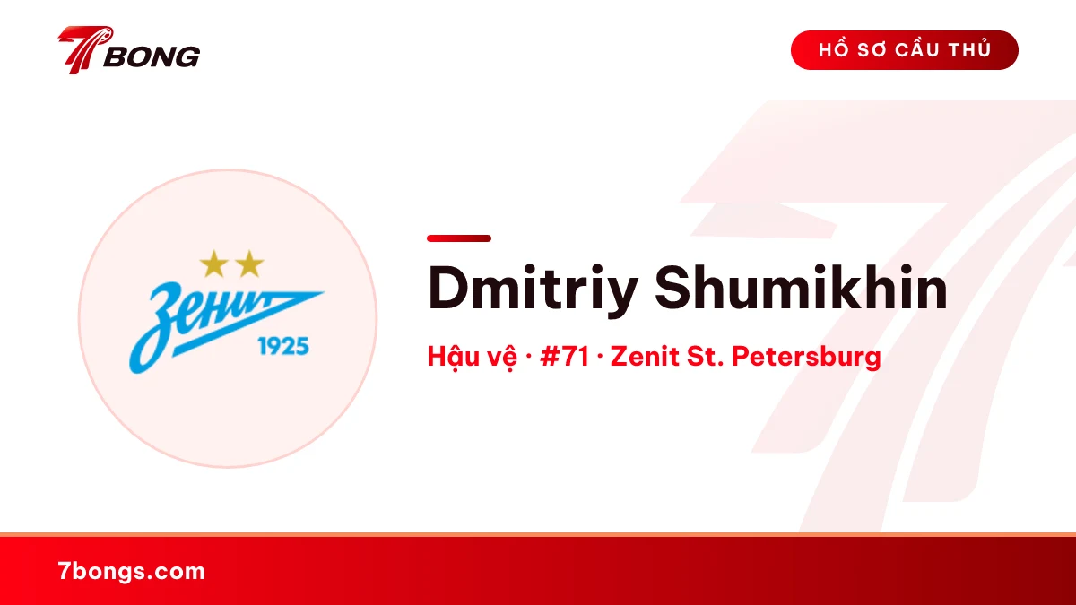 Dmitriy Shumikhin — Zenit St. Petersburg