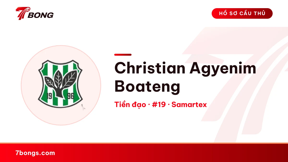 Christian Agyenim Boateng — Samartex