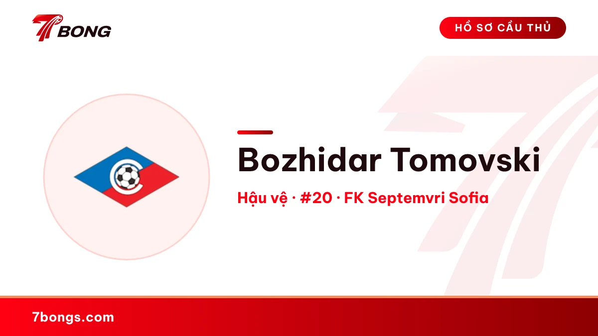 Bozhidar Tomovski — FK Septemvri Sofia