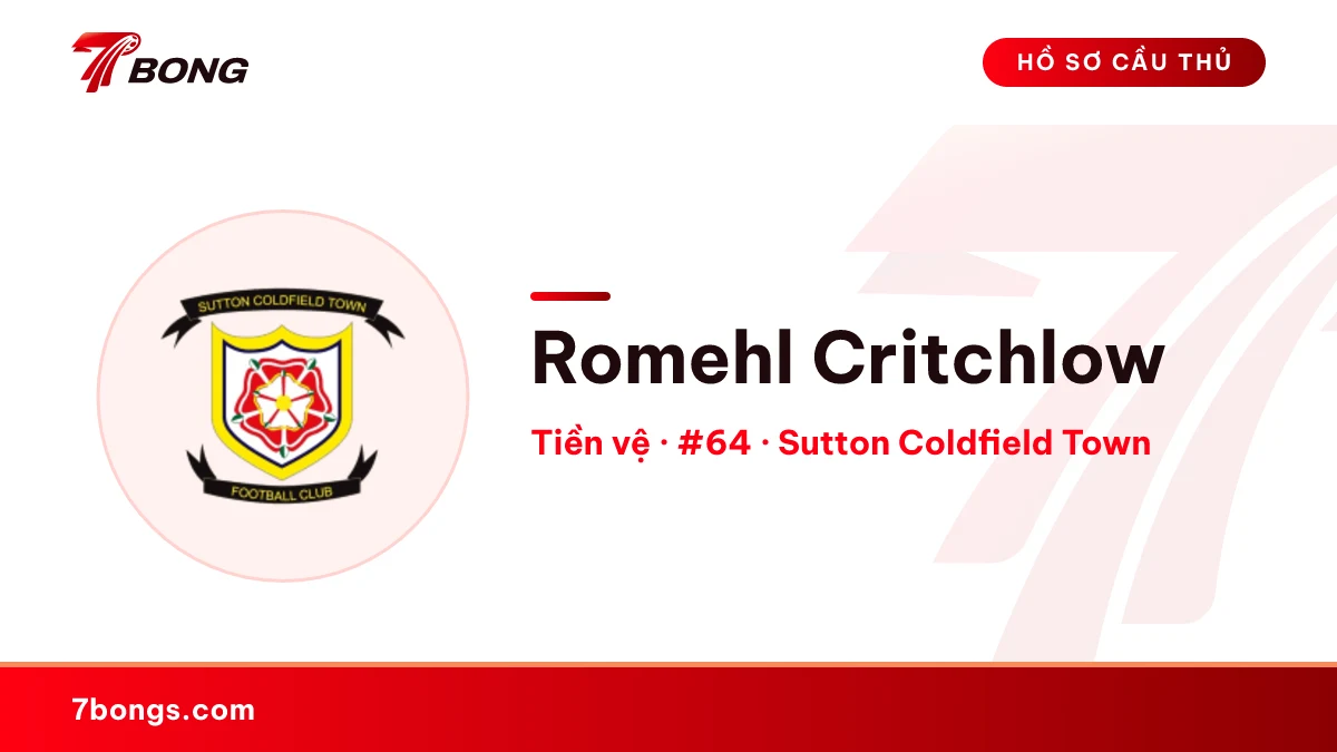 Romehl Critchlow — Sutton Coldfield Town