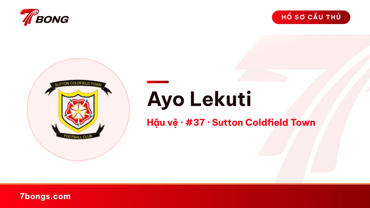 Ayo Lekuti — Sutton Coldfield Town