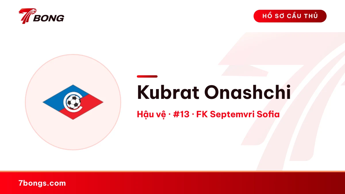Kubrat Onashchi — FK Septemvri Sofia