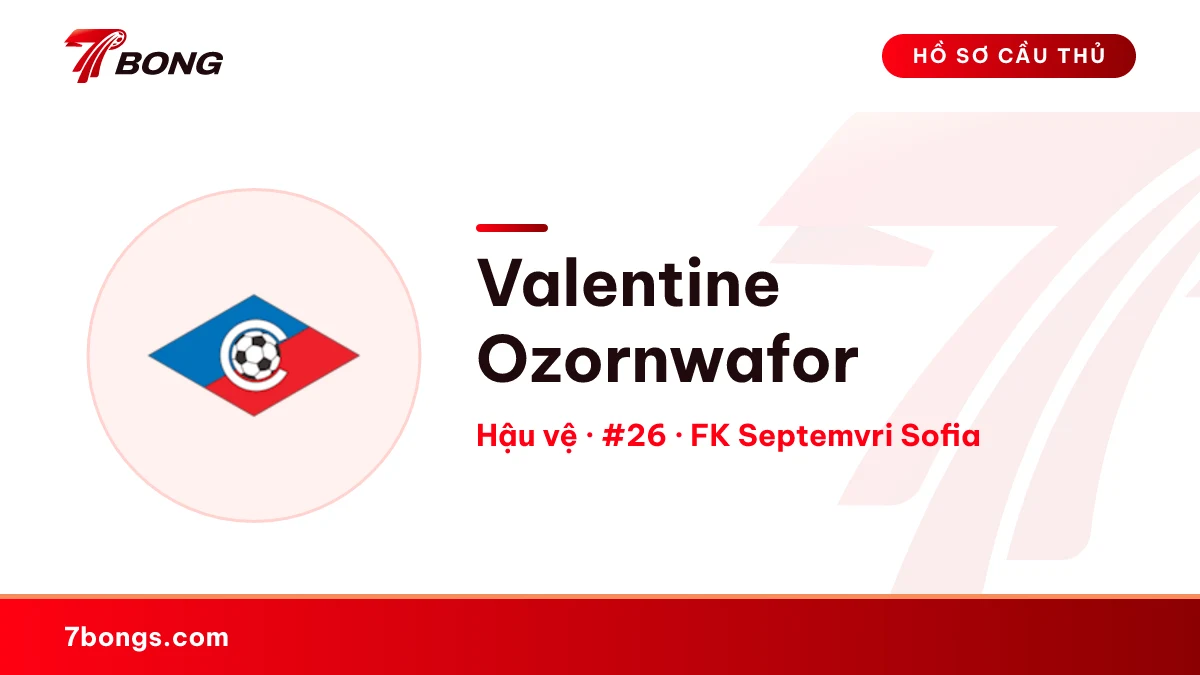Valentine Ozornwafor — FK Septemvri Sofia