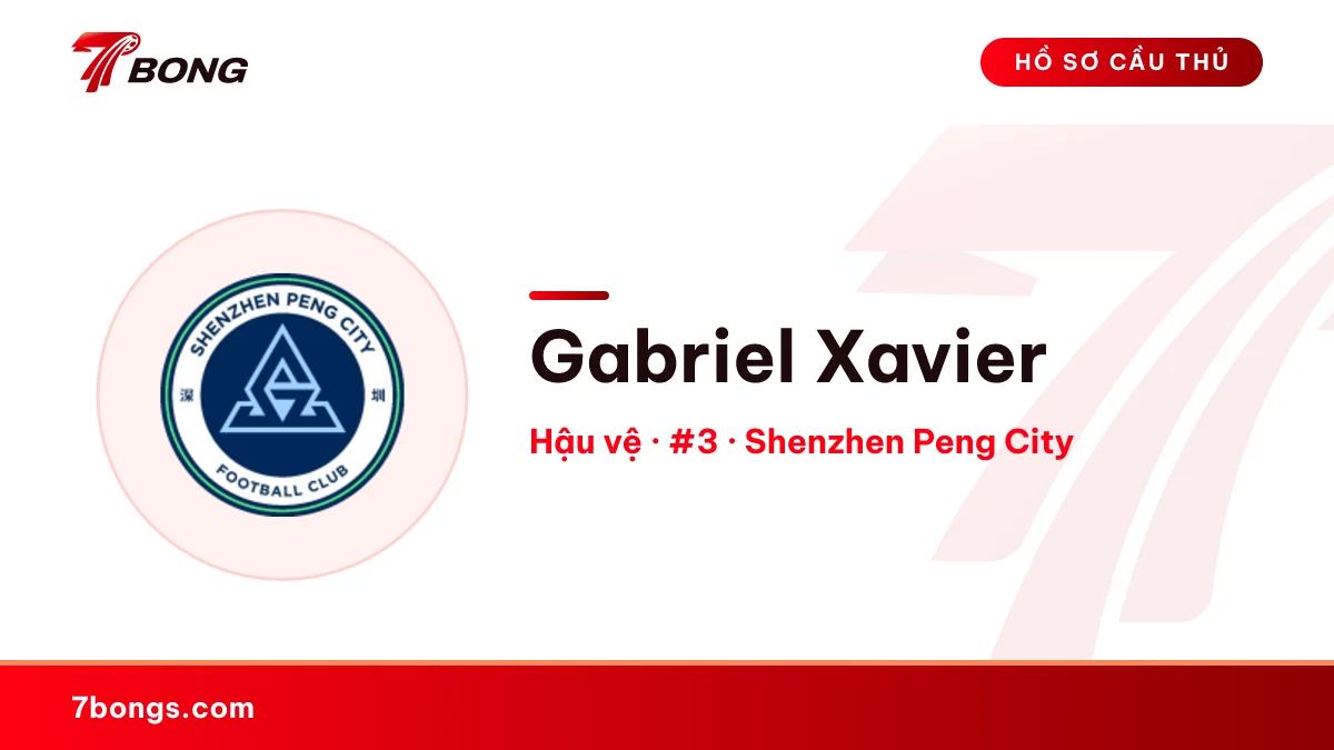 Gabriel Xavier — Shenzhen Peng City