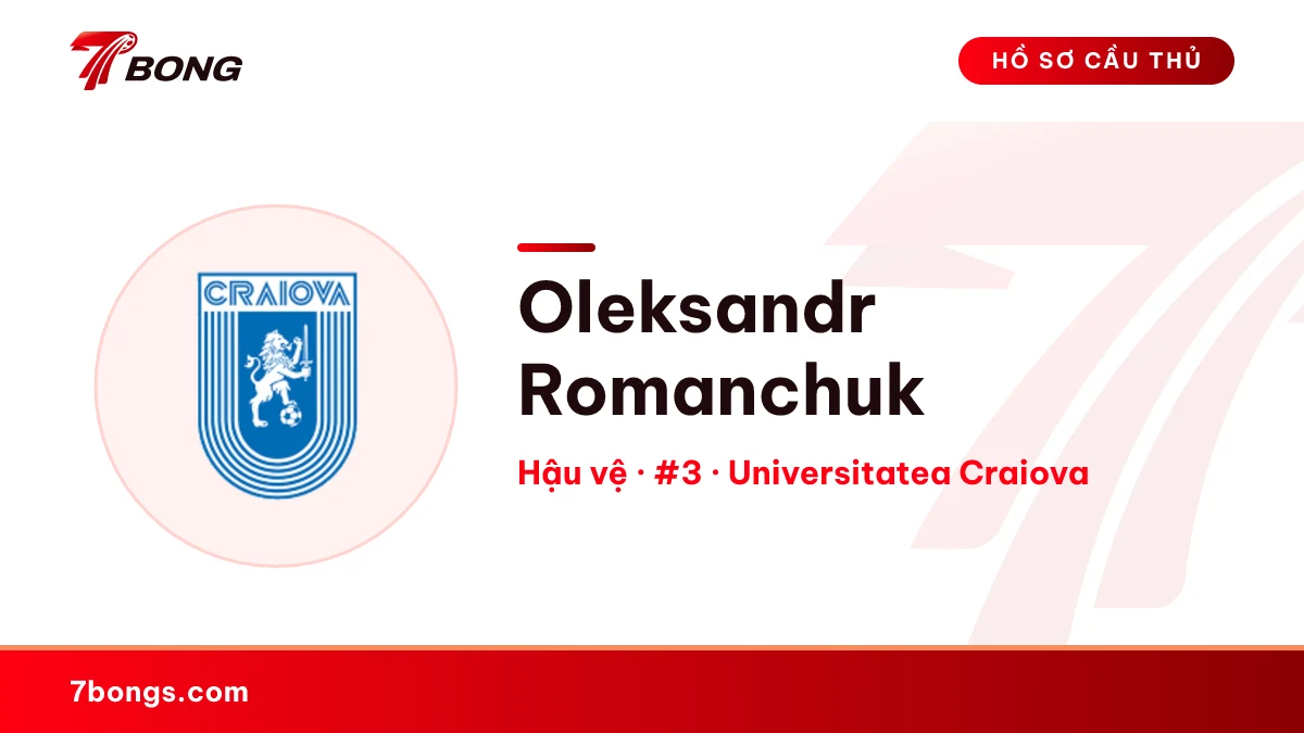 Oleksandr Romanchuk — Universitatea Craiova