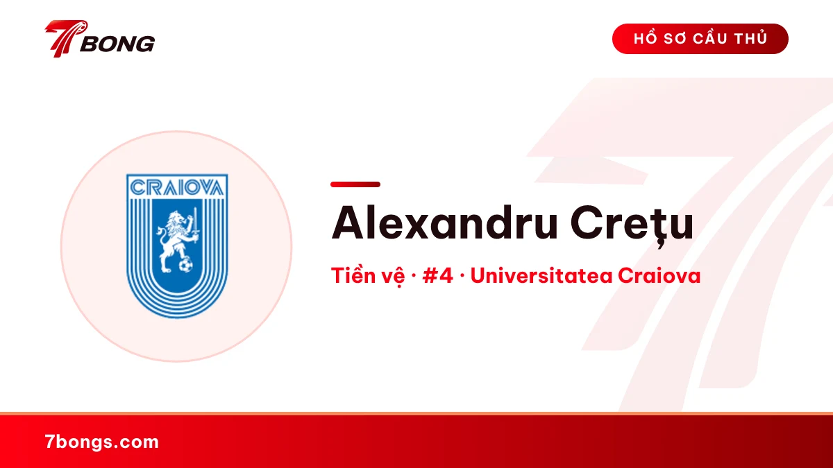 Alexandru Crețu — Universitatea Craiova