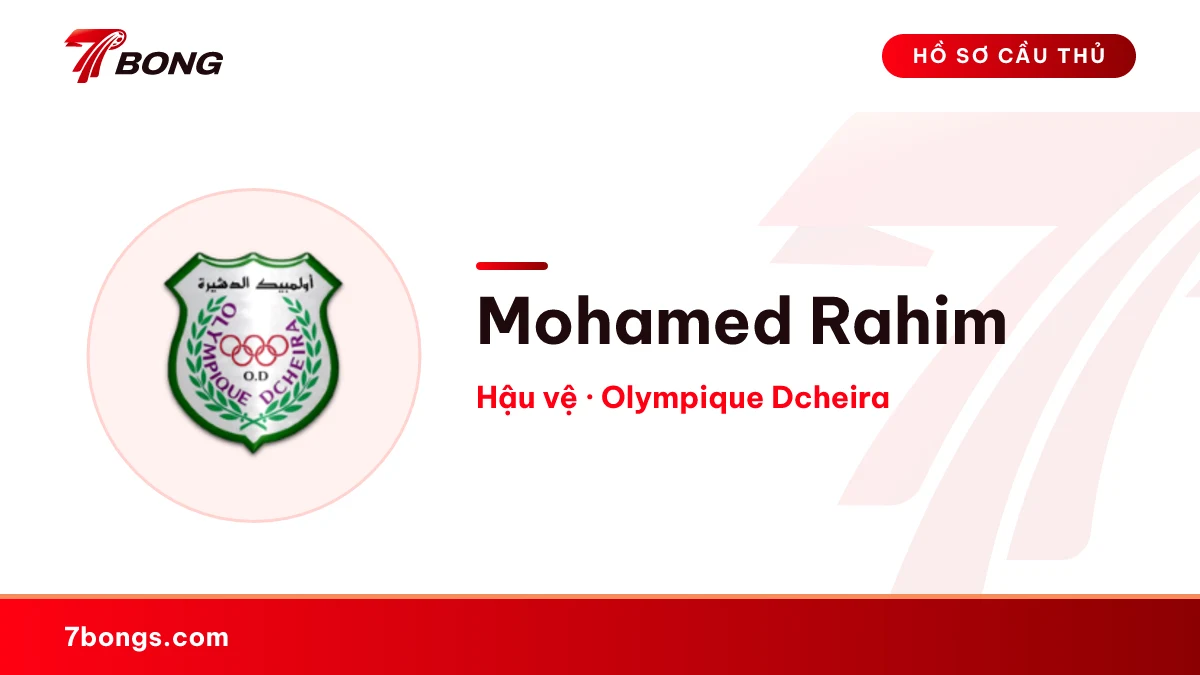 Mohamed Rahim — Olympique Dcheira