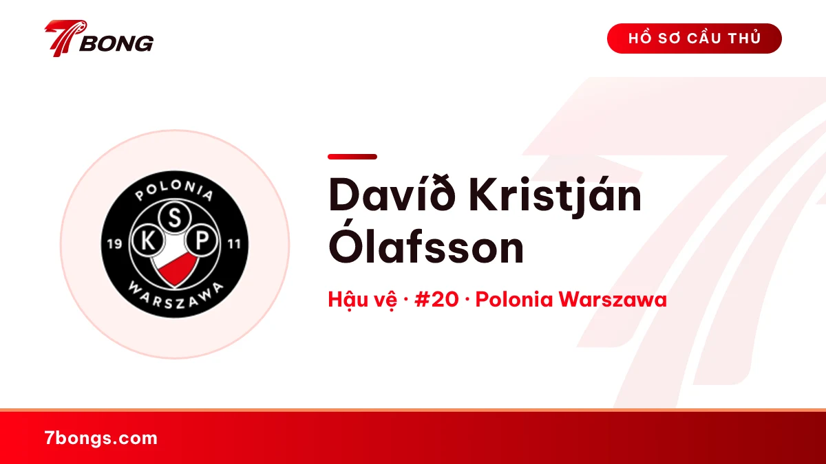 Davíð Kristján Ólafsson — Polonia Warszawa