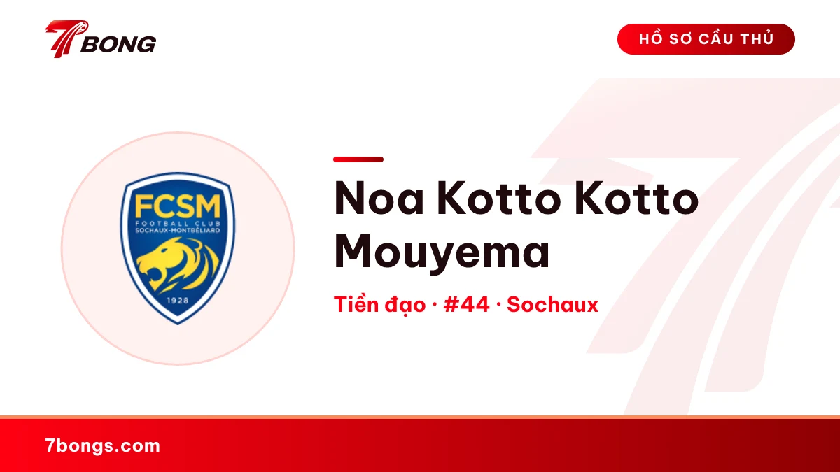 Noa Kotto Kotto Mouyema — Sochaux