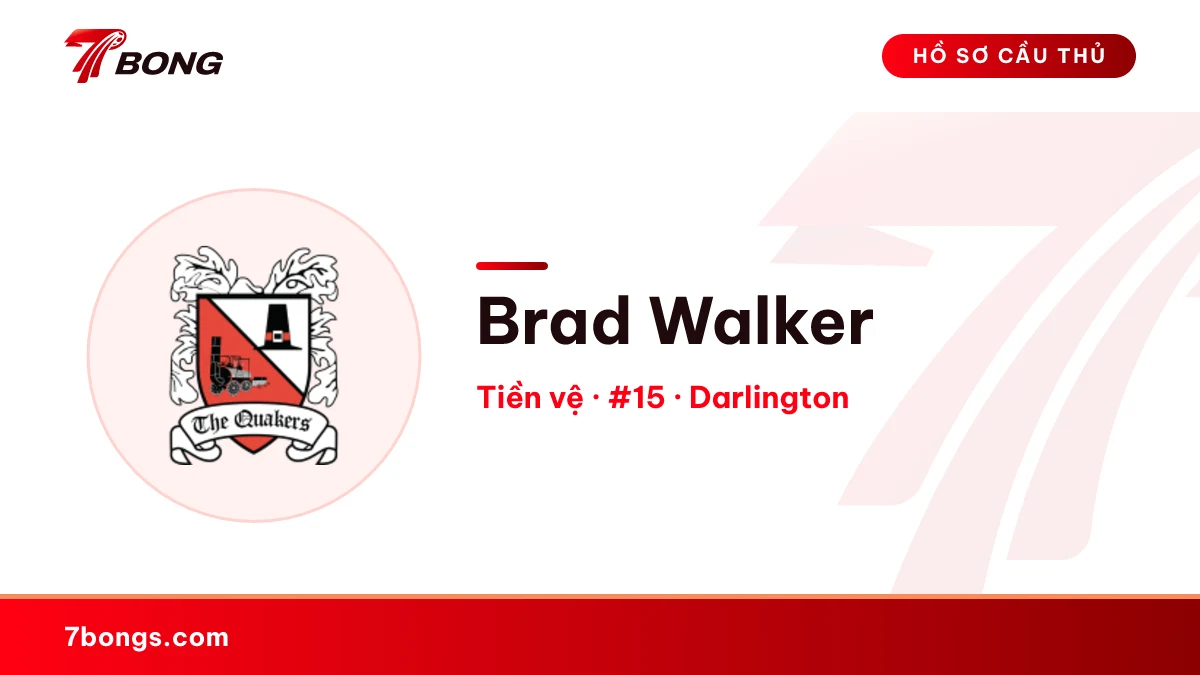 Brad Walker — Darlington