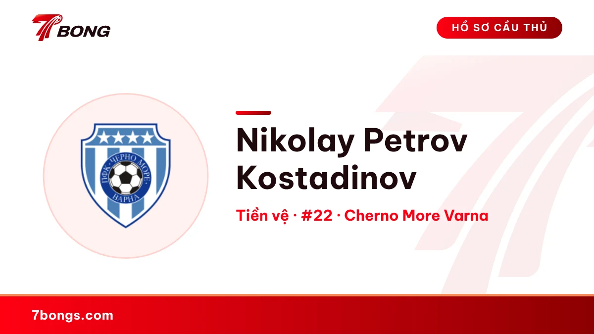 Nikolay Petrov  Kostadinov — Cherno More Varna