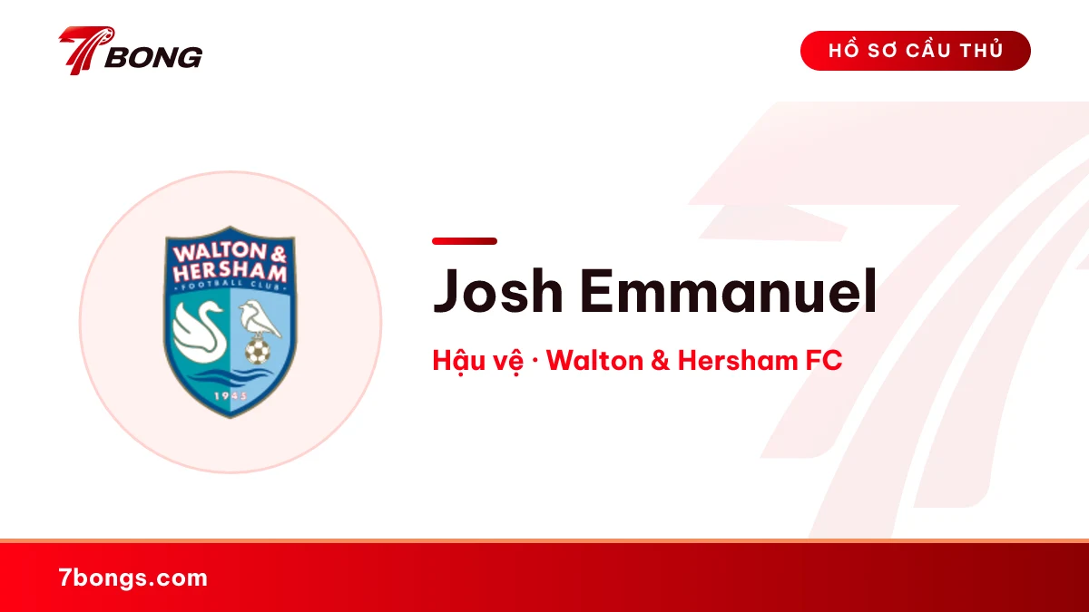 Josh Emmanuel — Walton & Hersham FC