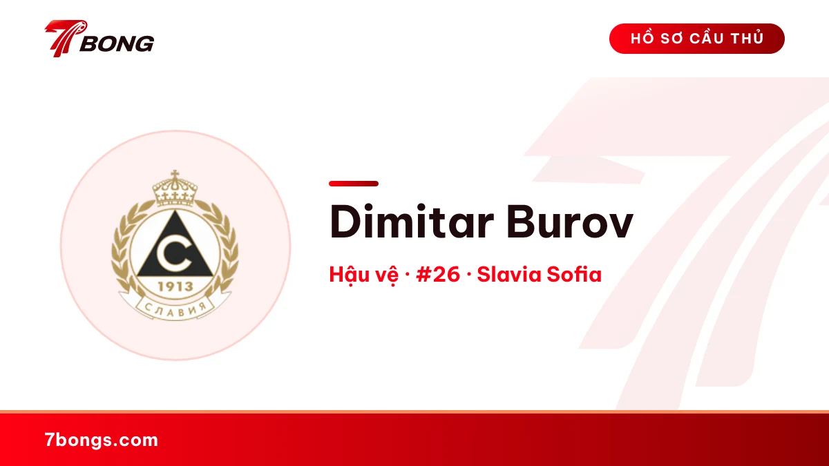 Dimitar Burov — Slavia Sofia