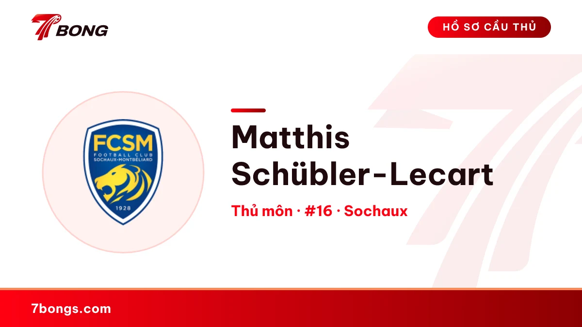 Matthis Schübler-Lecart — Sochaux