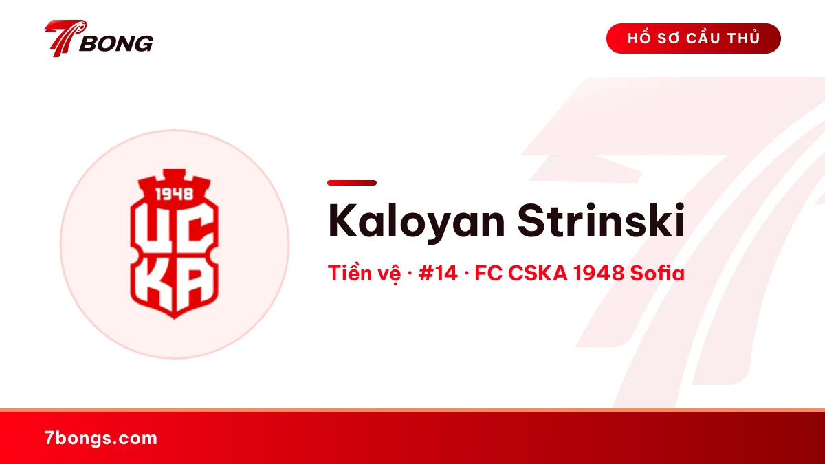 Kaloyan Strinski — FC CSKA 1948 Sofia