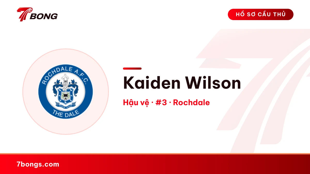 Kaiden Wilson — Rochdale