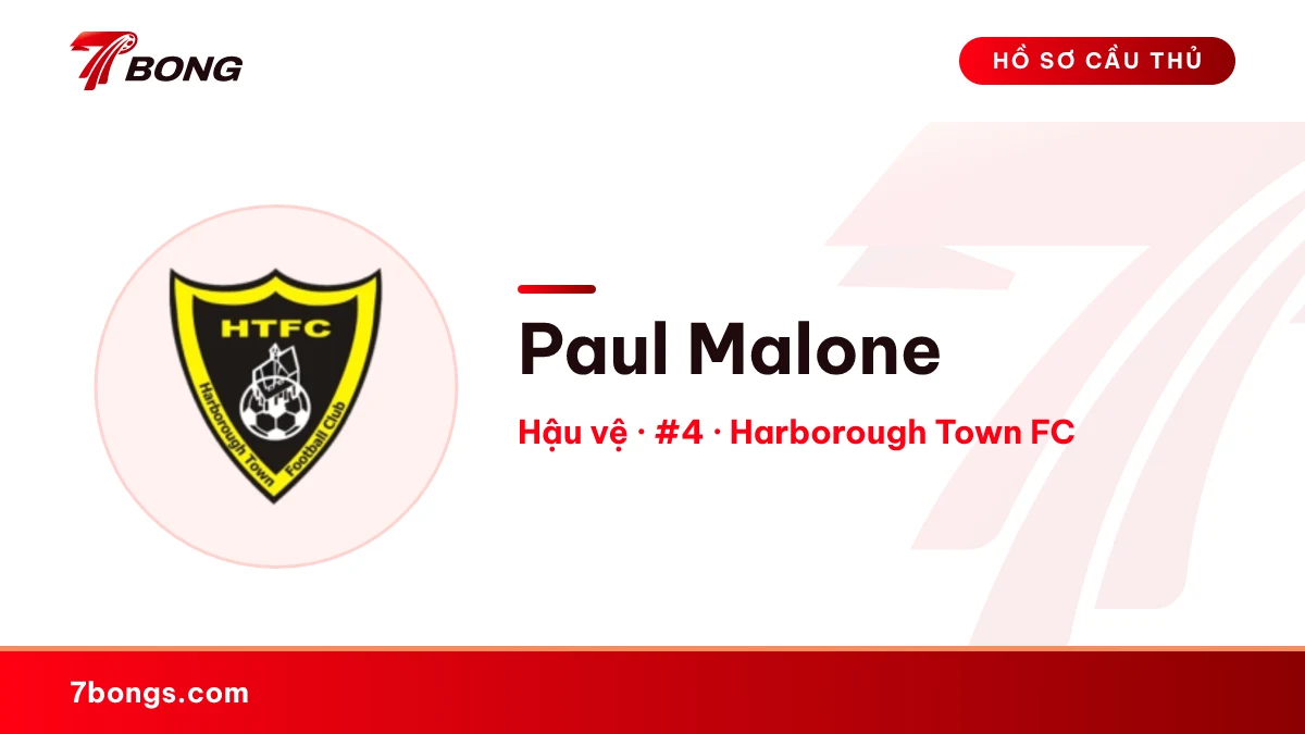 Paul Malone — Harborough Town FC