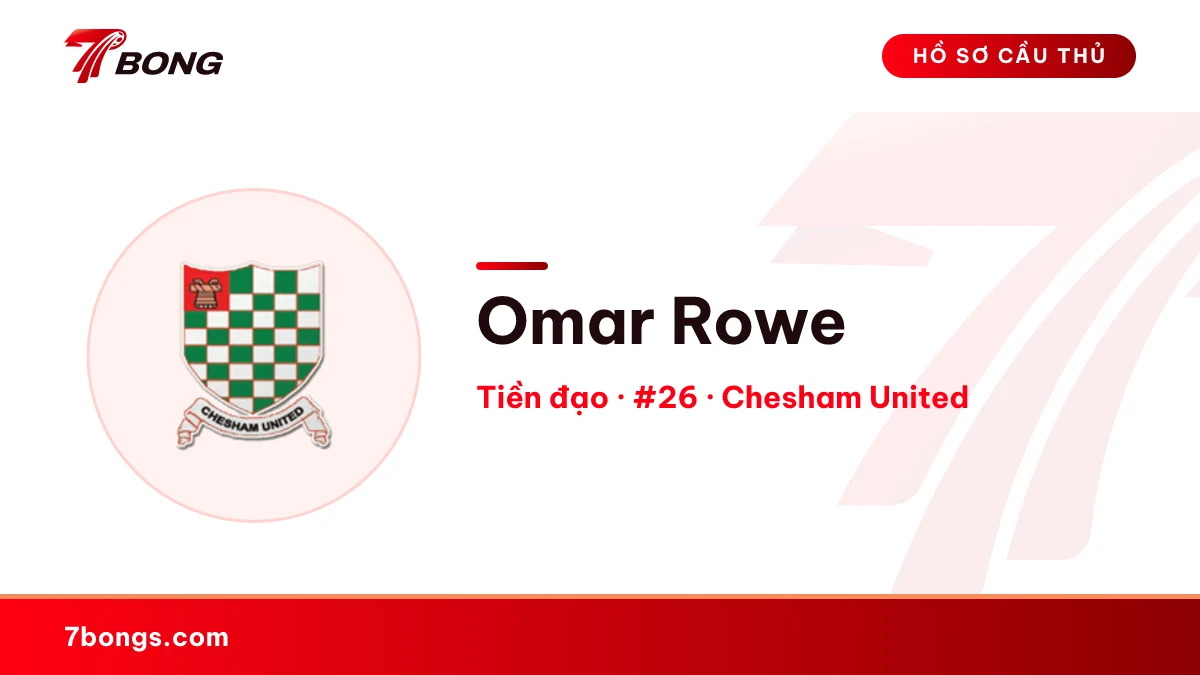 Omar Rowe — Chesham United