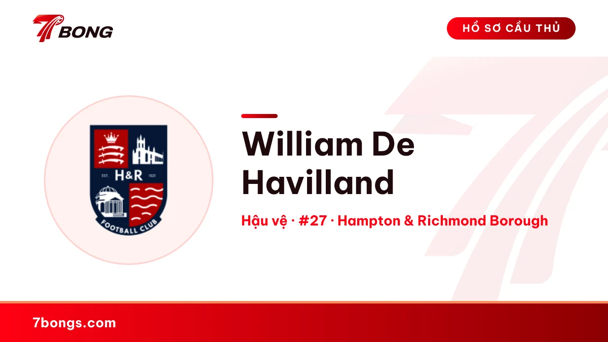 William De Havilland — Hampton & Richmond Borough