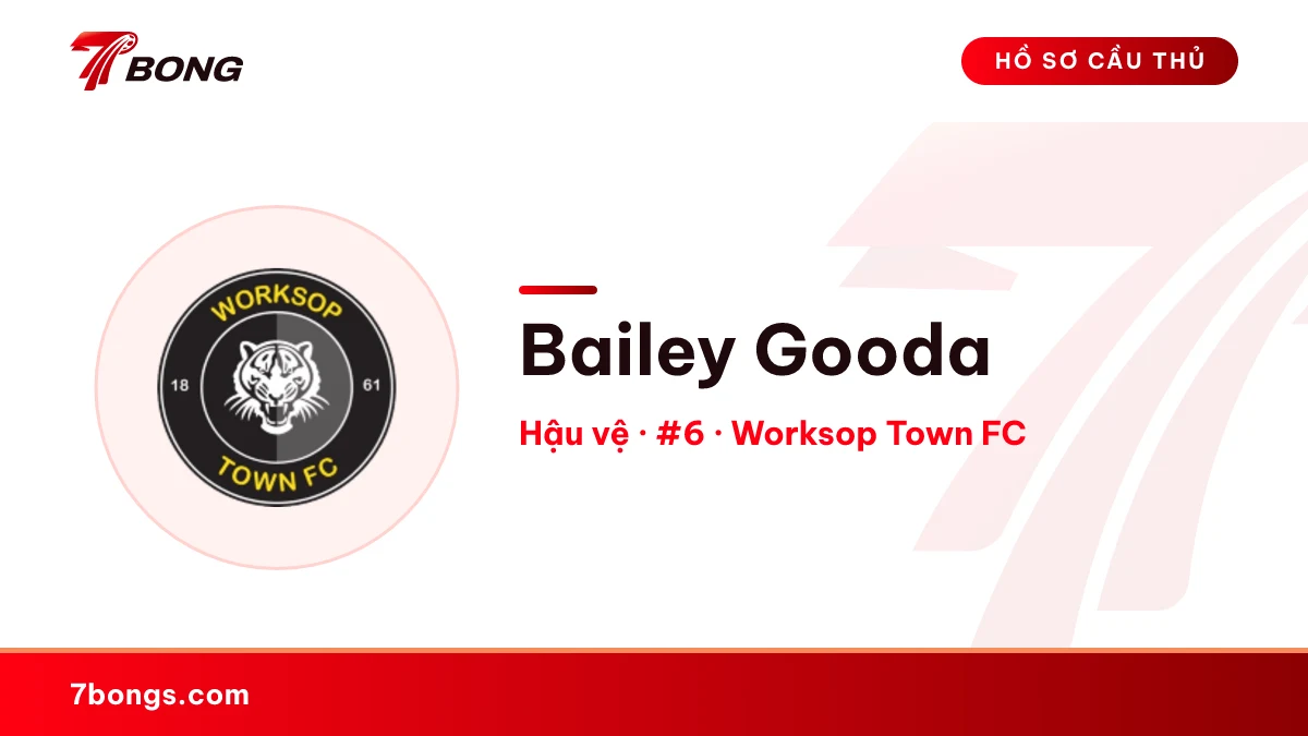 Bailey Gooda — Worksop Town FC