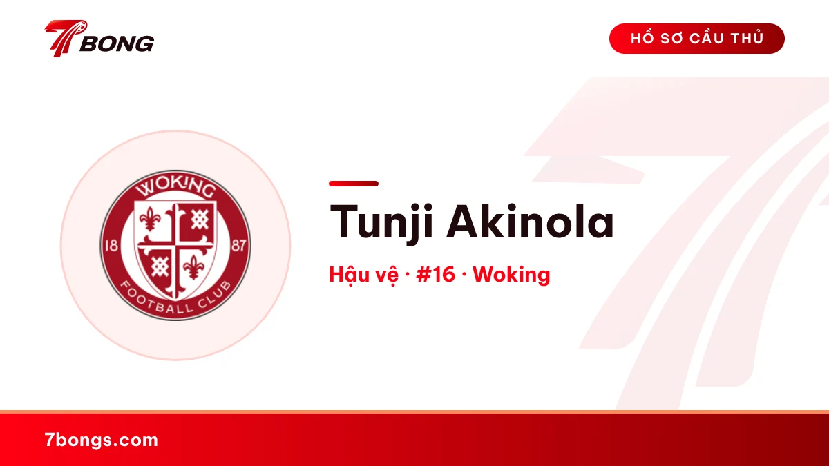 Tunji Akinola — Woking