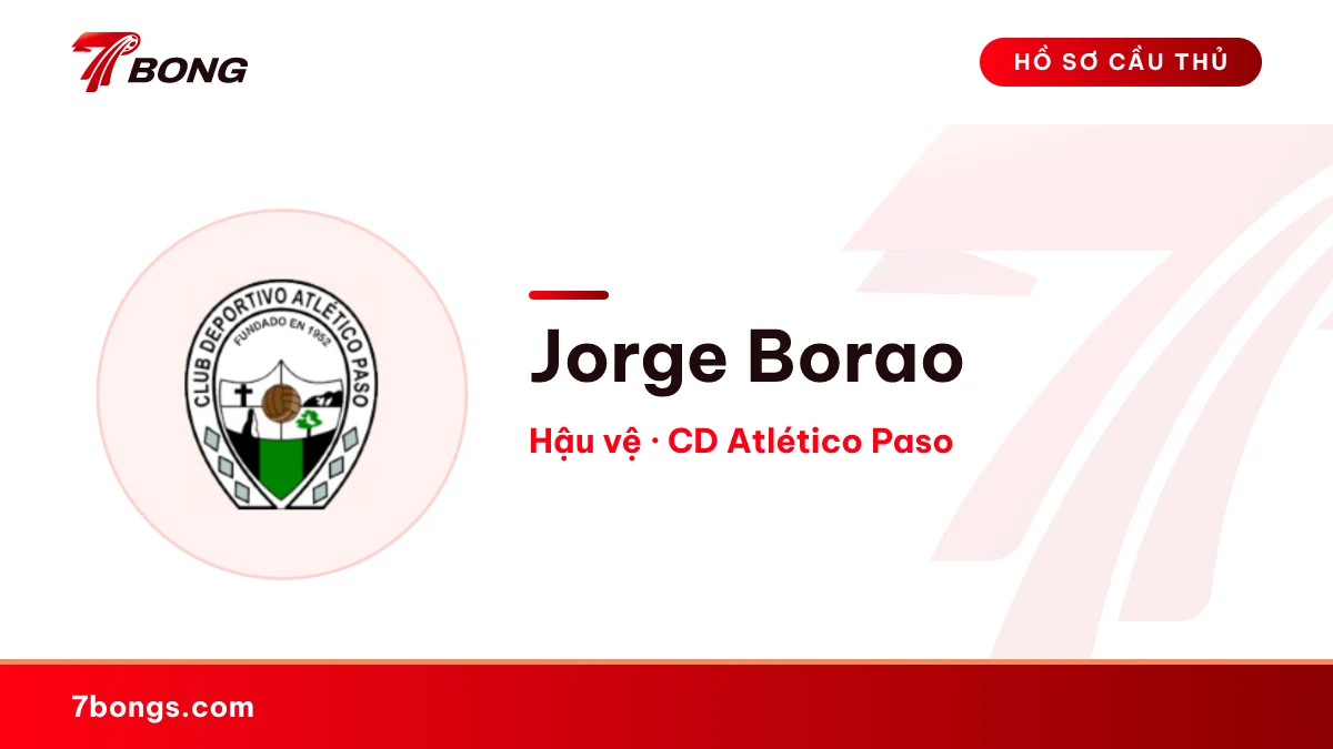 Jorge Borao — CD Atlético Paso