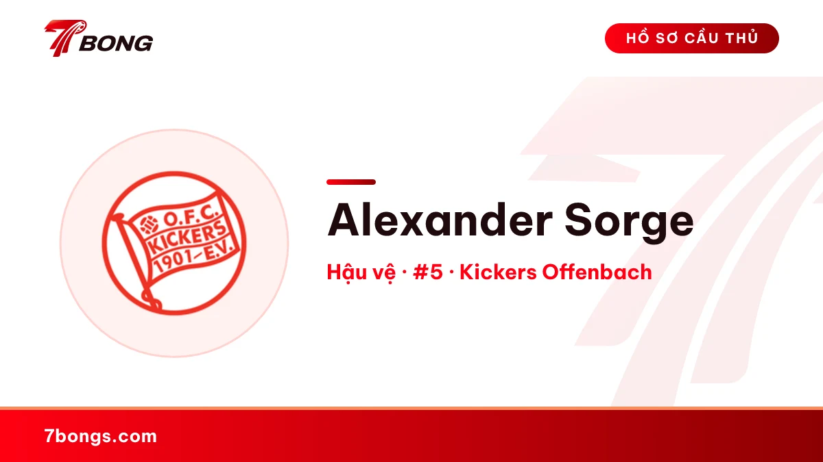 Alexander Sorge — Kickers Offenbach