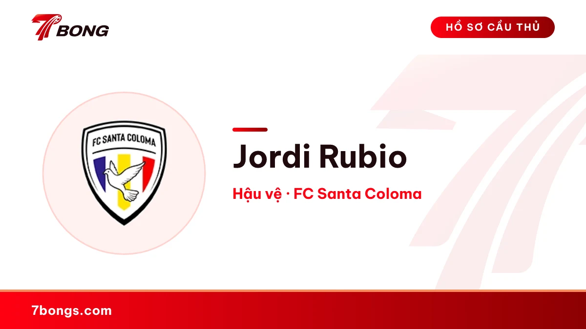 Jordi Rubio — FC Santa Coloma