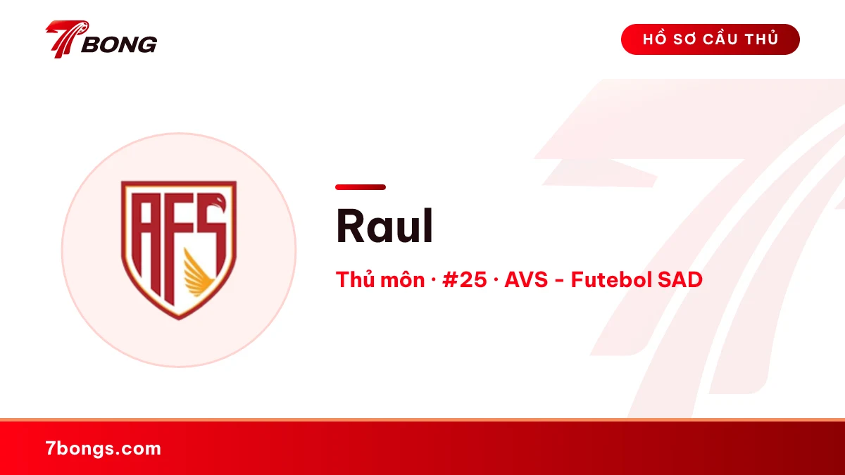Raul — AVS - Futebol SAD