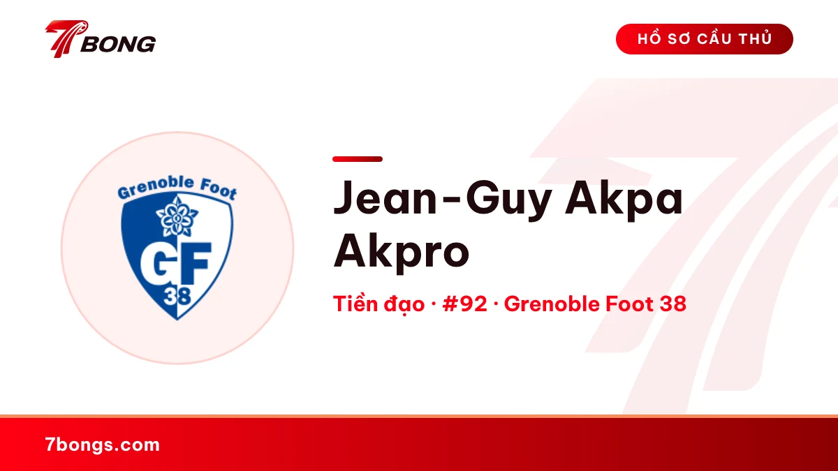 Jean-Guy Akpa Akpro — Grenoble Foot 38