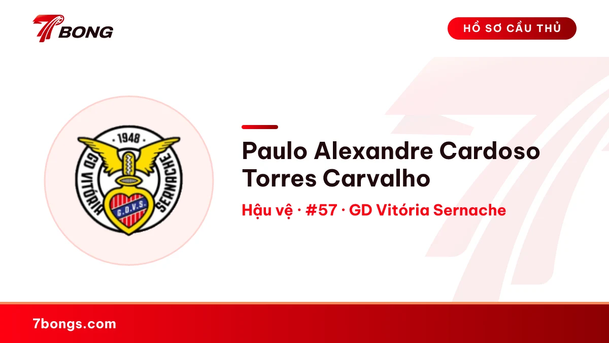 Paulo Alexandre Cardoso Torres Carvalho — GD Vitória Sernache